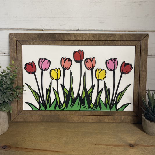 Spring Tulips Wall Art