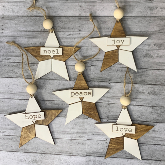 Star Ornaments (set of 5)