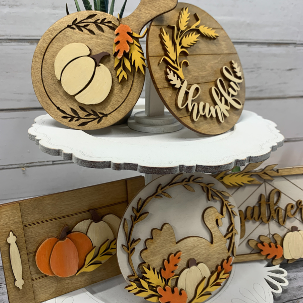 Small Fall Thanksgiving Signs (Individual or set of 5)