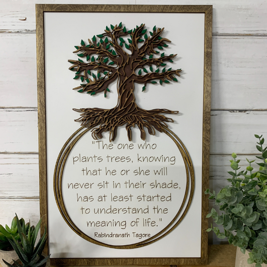 Meaning of Life Inspirational Wall Art