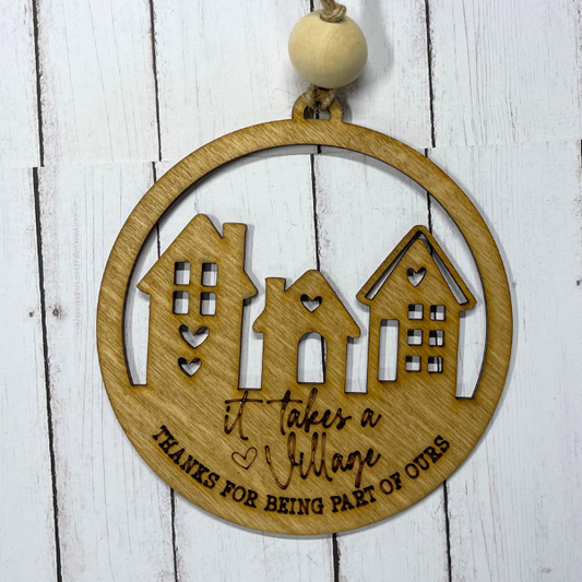It Takes a Village Ornament/Charm