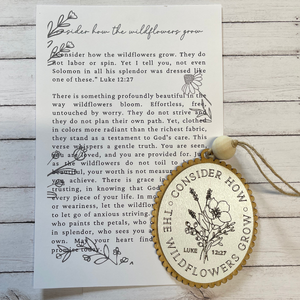 Wildflowers Ornament/Charm