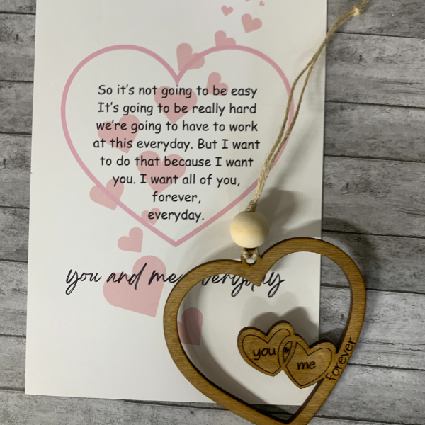 You and Me Forever Charm/Ornament