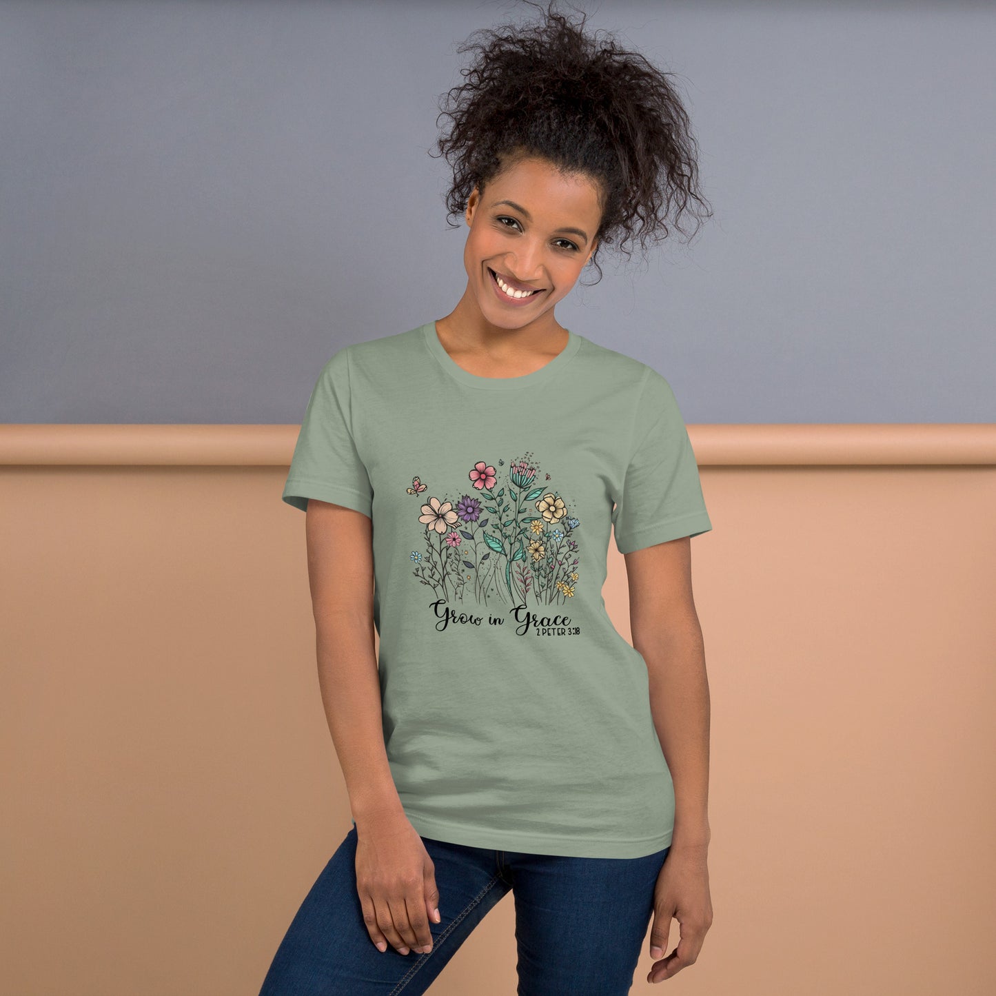 "Grow in Grace" Inspirational Tee