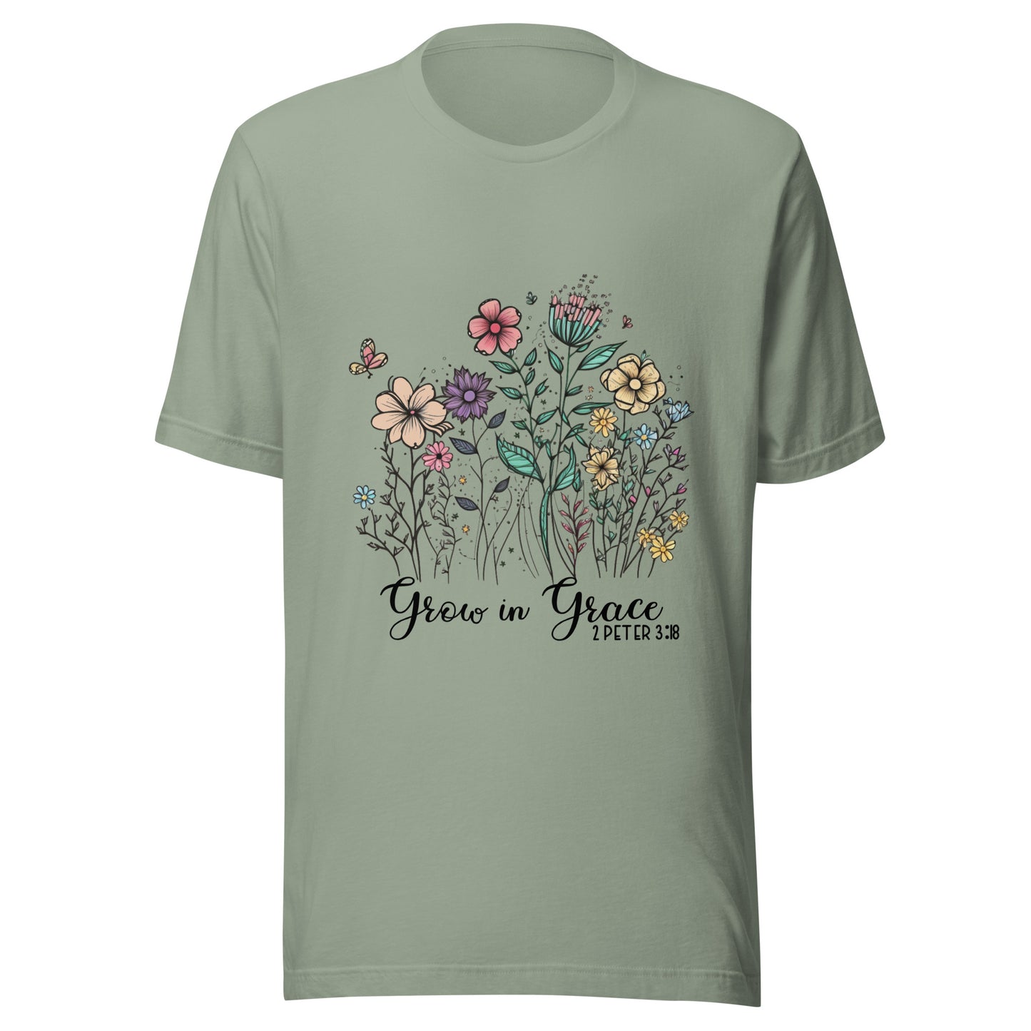 "Grow in Grace" Inspirational Tee