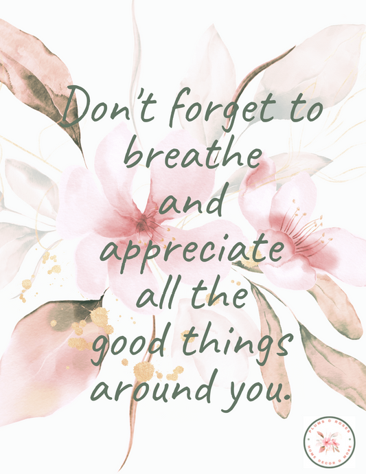 Don't forget to breathe