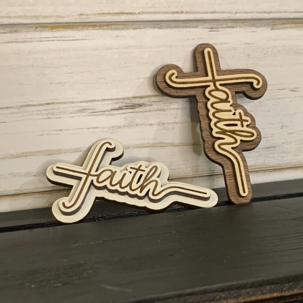 Faith Cross - set of 6