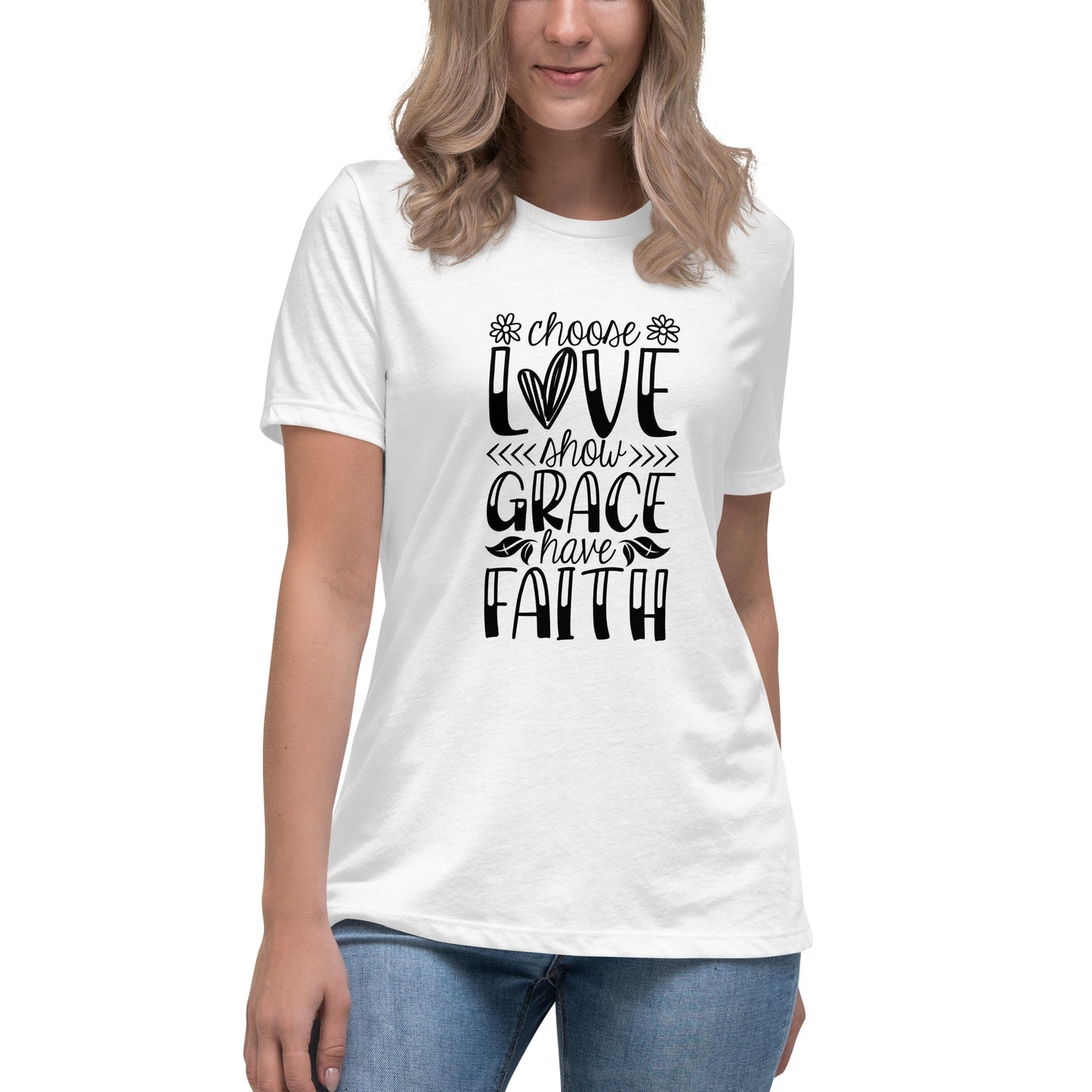 "Love Grace Faith" Inspirational Tee